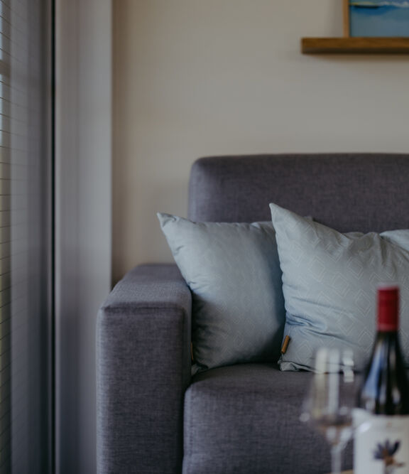 Couch in einem Guesthouse am Neuen Strand Neusiedler See